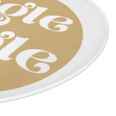 Glazen snijplank Jingle then Mingle (Hoek)
