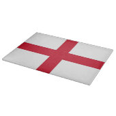 Glazen snijplank met vlag van Engeland (Hoek)