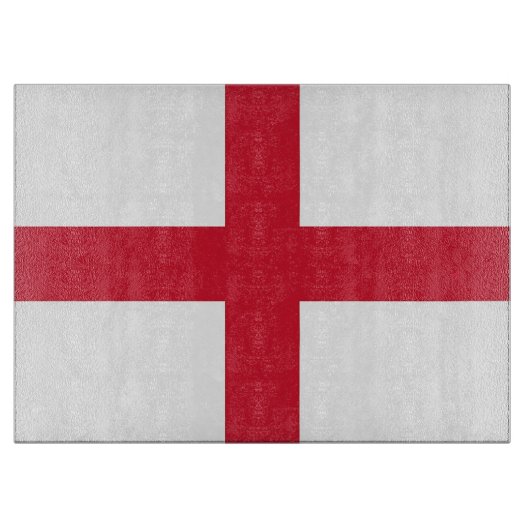 Glazen snijplank met vlag van Engeland (Voorkant)
