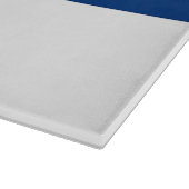 Glazen snijplank met vlag van Finland (Hoek)