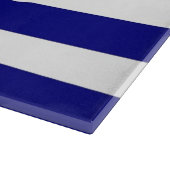 Glazen snijplank met vlag van Griekenland (Hoek)