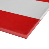 Glazen snijplank met vlag van Puerto Rico, Verenig (Hoek)