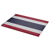 Glazen snijplank met vlag van Thailand (Hoek)