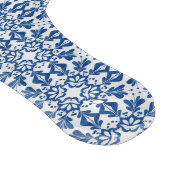 Glazen snijplank peddel blauwe Tegel (Hoek)