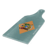 Glazen snijplank peddel met Delaware vlag (Hoek)