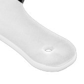 Glazen snijplank peddel met vlag van Palestina (Hoek)