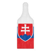 Glazen snijplank peddel met vlag van Slowakije (Voorkant)
