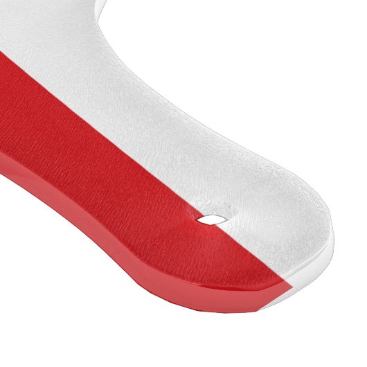 Glazen snijplank peddel met vlag van Tsjechië (Hoek)