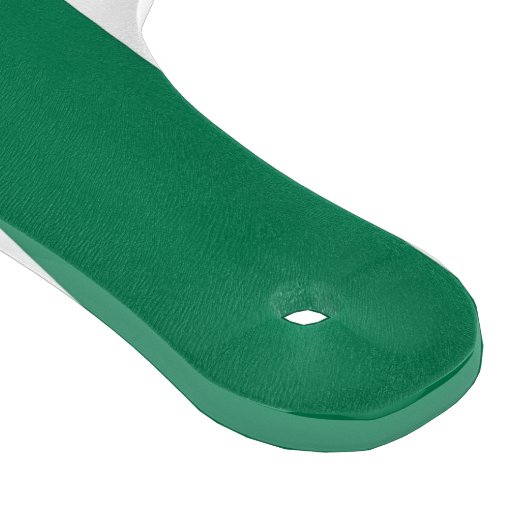 Glazen snijplank peddel met Zuid-Afrikaanse vlag (Hoek)