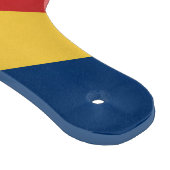 Glazen snijplank peddel Seychellen Kleuren (Hoek)