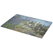 Glazen snijplank Texas Bluebonnets Met Spreuk (Hoek)