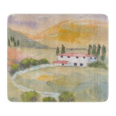 Glazen snijplank - Toscane, Italië (Voorkant)