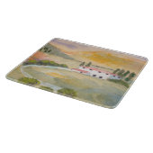 Glazen snijplank - Toscane, Italië (Hoek)