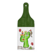 Glazen snijplank Vogelcactus (Voorkant)