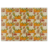 Glazen snijplank voor Herfsten (Voorkant)