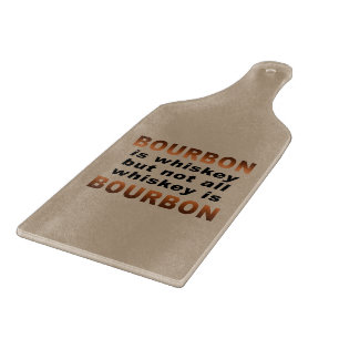 GLAZEN SNIJPLANKEN - Niet alle Whiskey is BOURBON!
