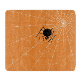 Glazen snijplanken - Spider in het web