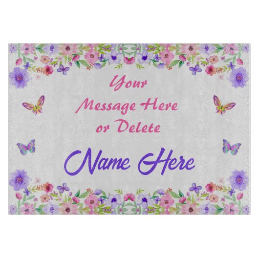 Glazen snijplanken voor mam, oma (Voorkant)