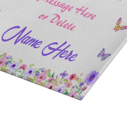 Glazen snijplanken voor mam, oma (Hoek)