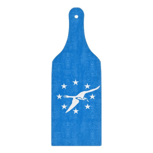 Glazen snijplankpaddle vlag van Corpus Christi Snijplank (Voorkant)