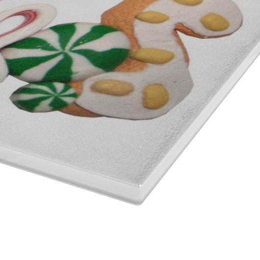 Glazen snijraad/Kerstmis Snijplank (Hoek)