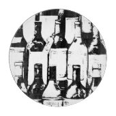 Glazen snijraad voor wijn snijplank (Voorkant)