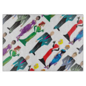 Glazen snijvlak binnenste gasten snijplank (Voorkant)