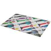 Glazen snijvlak binnenste gasten snijplank (Hoek)