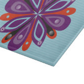 Glazen snijvlak blauw snijplank (Hoek)