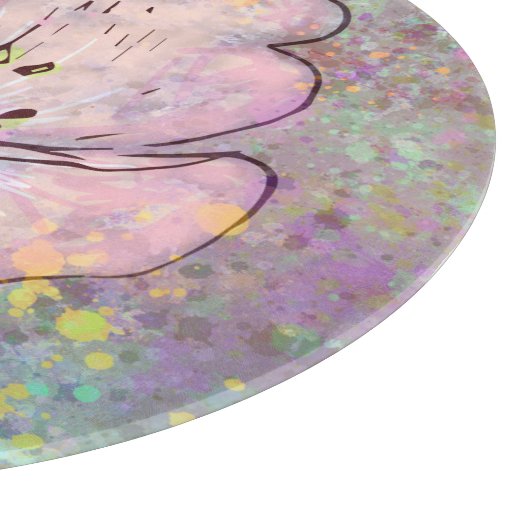 Glazen snijvlak met verfplaat en ventilator snijplank (Hoek)