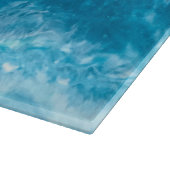 Glazen snijvlak - "Ocean Dreams" Snijplank (Hoek)