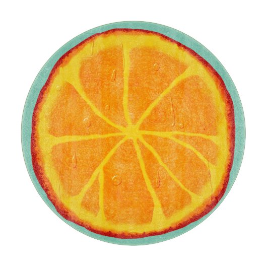 Glazen snijvlak, Oranje Snijplank (Voorkant)