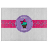 Glazen snijvlak voor gepersonaliseerde snijtaart snijplank (Voorkant)