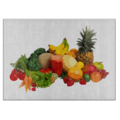 Glazen snijwerk voor groenten en fruit snijplank (Voorkant)