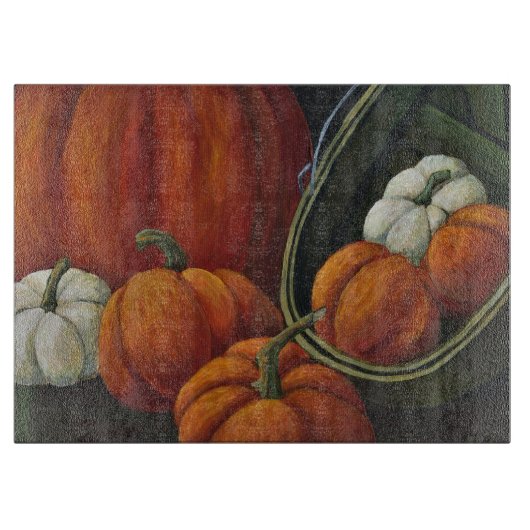 Glazen snoepautomaten en groene mandje snijplank (Voorkant)