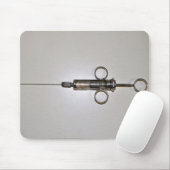 Glazen spuit Mousepad Muismat (Met muis)