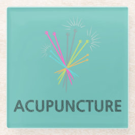 Glazen spuiten Acupunctuur Glazen Onderzetter