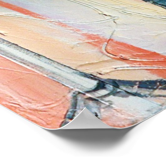 Glazen staal wissen poster (Hoek)