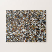 Glazen strand Puzzle Legpuzzel (Horizontaal)