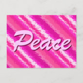 Glazen strepen - tinten van dieproze briefkaart (Voorkant)