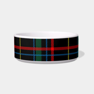 glazen tartan kat - voedselkom voerbakje