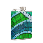 Glazen Tegel Mosiac Roestvrijstalen kolf Heupfles (Rechts)