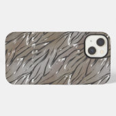 Glazen tegelleder 3D zebra iPhone Hoesje (Achterkant horizontaal)