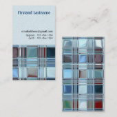 Glazen tegels Kunst  Visitekaartjes (Voorkant / Achterkant)