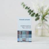 Glazen tegels Kunst  Visitekaartjes (Staand voorkant)