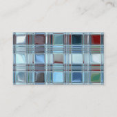 Glazen tegels Kunst  Visitekaartjes (Achterkant)