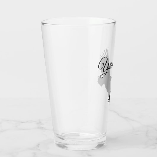 Glazen Tumbler-geelsteen Eagle (Rechts)
