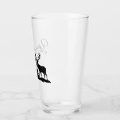 Glazen tumbler-geelsteen Elk (Links)