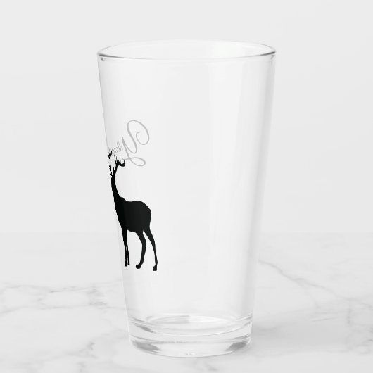 Glazen tumbler-geelsteen Elk (Links)