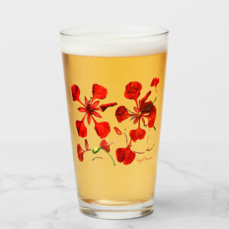 Glazen tumbler Royal Poinciana 16 oz